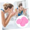 Baluue 50pcs Natural Cellulose Facial Sponges for Round Makeup Remover Puff Reusable Spa Sponge for Women Men Daily Skin Care view 3
