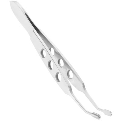 Baluue Titanium Alloy Gland Tweezers Eyelid Compressor Non-slip Handle for Comfort