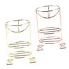 Baluue 2pcs Beauty Sponge Holder Rack Metal Powder Puff Organizer Makeup Sponge Drying Stand view 1