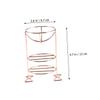 Baluue 2pcs Beauty Sponge Holder Rack Metal Powder Puff Organizer Makeup Sponge Drying Stand view 2