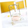 Baluue 2pcs Beauty Sponge Holder Rack Metal Powder Puff Organizer Makeup Sponge Drying Stand view 3