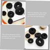 FRCOLOR 6pcs Hair Bun Makers for Women Donut Bun Accessories Black Hair Tools for Elegant Updos and Neat Styles view 4
