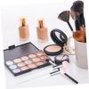 Baluue 6pcs Makeup Sponge Brush with Dual-use Sponge Heads for Face Concealer and Foundation Application Portable Beauty Tools for Women Pink White view 3
