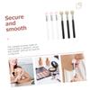 Baluue 6pcs Makeup Sponge Brush with Dual-use Sponge Heads for Face Concealer and Foundation Application Portable Beauty Tools for Women Pink White view 4