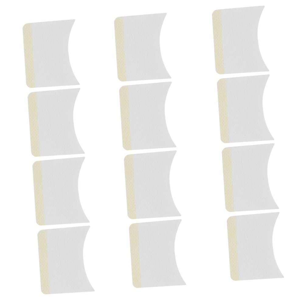 Baluue 160pcs Non-Woven Eyelash Removal Pads Arc-Shaped Design for Safe and Eyelash Cleanser Essential Makeup Remover for Extensions and False Lashes