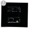 Ipetboom 3pcs Razor Brush Holder with Beard Brush Rack Premium Shaving Stand for Men's Grooming Natural Design for Quick Drying and Organization view 3