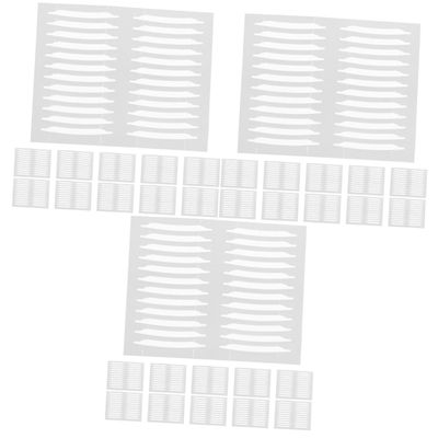 Baluue 90sheets Double Stickers Transparent Lift Strips Comfortable Self-Adhesive Eye Patches for Makeup Each