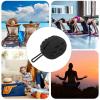 Silicone Beauty Sponge Case, Breathable Soft Portable Silicone Makeup Blender Holder, Mini Powder Puff Beauty Egg Organiser for Home Travel (Black) view 3