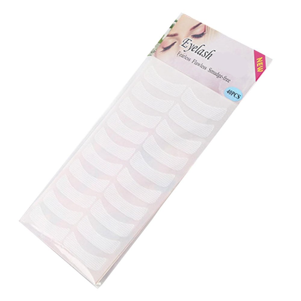 Eyelash Lash Extension Under Eye Patches, 40Pcs Eye Pad Eyelash Gel Patch Lint, Eyelash Extension EyepadsEye Gel Pads for Salon Home