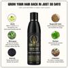 AMRITKESH Black Root Natural Hair Oil Strengthen Nourish Promote Hair Growth Enriched with Coconut Bhringraj Amla Vitamin E Neem Argan Oil for Men and Women - 100ml view 2