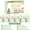 50 Pack Bulk Hand Cream and Bulk Lip Balm Gifts Sets, Baby Shower Favors and Bridal Shower Favors for Guests with Thank You Card and Organza Gift Bags, Birthday Gifts, Appreciation Gifts (Animal) view 4