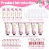 50 Pack Bulk Hand Cream and Lip Balm Gifts Sets, Baby Shower Favors and Bridal Shower Favors for Guests with Thank You Card and Organza Gift Bags, Appreciation Gifts, Wedding Party Favors (Baby Girls) view 2