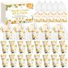 50 Pack Bulk Hand Cream and Bulk Lip Balm Gifts Sets, Bridal Shower Favors and Baby Shower Favors for Guests with Thank You Card and Organza Gift Bags, Appreciation Gifts, Baby Shower Prizes (Orange) view 1