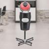 Salon Hair Steamer, 12 Colors Multi-Function Hair Steamer Machine, Standing Hair Steamer with Wheels, Professional O3 Ozone Hair Steamer, Adjustable Hair Steamer Hooded Hair Care Oiler (Black) view 4
