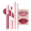 AMY'S DIARY Lip Gloss and Lip Liner Set  Matte Liquid Lipstick with Matching Lip Pencil  Rose Red, Berry, Wine Red Shades  Long Lasting, Waterproof, Non-Sticky Lip Makeup Kit for Defined Lips view 1