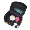 QASDFGHR Small Colorful Elephant and Leaf Print Makeup Bag,Travel Cosmetic Bag with Zipper for Women Square Make Up Bags Organizer view 4