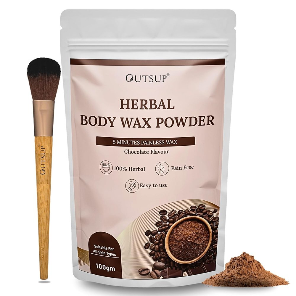 Full Body Wax Powder for Hair Removal for Women & Men | Painless & Quick Solution for Hair Removal Chocolate Flavor with No harmful chemicals, Irritation, Skin Rashes & No Side Effects - 100gm