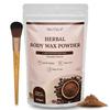 Full Body Wax Powder for Hair Removal for Women & Men | Painless & Quick Solution for Hair Removal Chocolate Flavor with No harmful chemicals, Irritation, Skin Rashes & No Side Effects - 100gm view 1