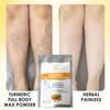 Turmeric Body Wax Powder (100 Gm),10 Min Painless Herbal Hair Removal Waxing Powder, Easy To Use At Home, No Chemicals - No Irritation,home use,chemicals free view 3