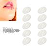 10PCS Fake Lips, 3D Open Mouth Lips Fake 3D Realistic Silicone Practice Lips Skin, Easy To Color Soft Cosmetic Makeup Lips Training For Microblading Practice Lips Practice (Semi view 2
