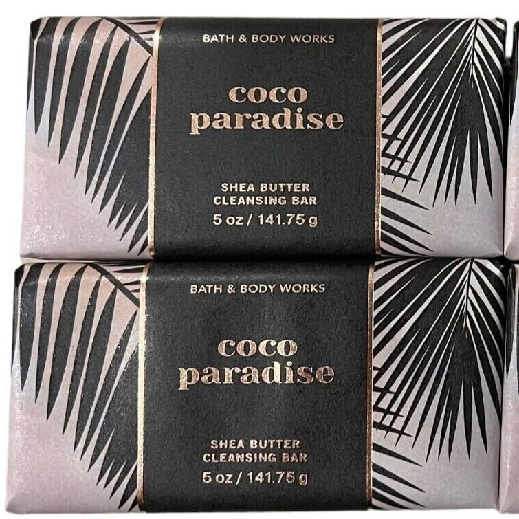 2 pack For Men Shea Butter Cleansing Bar soap 5 oz each Men's Collection COCO PARADISE