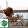 Bath Body Brush - Soft Silicone Kids Bathing Wash Scrubber | Portable Body Brushes with Shower Gel Dispenser | Body Bath Shower Scrubber Brush | Body Scrubber Loofah for Kids and Adults view 2