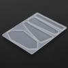 2Pcs Silicone Resin, Barrette 2Pcs Barrette Silicone DIY Hair Stick Making Geometric Pin Tools (Type 2) view 1