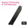 Almay Thickening & Tint Mascara, Instant Soft Full Volume, Conditions & Darkens Natural Lashes Over Time, No Flaking or Clumping, 402 Black, 2 count view 2