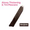 Almay Thickening & Tint Mascara, Instant Soft Full Volume, Conditions & Darkens Natural Lashes Over Time, No Flaking or Clumping, 403 Black Brown, 0.28 fl oz view 2