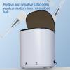 Electric Cosmetic Brush Cleaner, 4.5L USB Turbo Blue Lights Cleaning One Key Control Makeup Brush Cleaner Dryer Machine for All Size Makeup Brush(20x20x21cm/7.87x7.87x8.27in) view 3