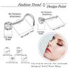 CHARIFIN Body Piercing Stainless Steel Silver Nose Ring Industrial Nose Stud Cartilage piercings for women 21pcs view 2