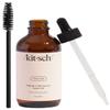 Kitsch Organic Cold-Pressed Castor Oil  for Hair Growth, Eyelashes, Eyebrows, Face, Scalp Health, and Hydration + Recycled Fabric Turban Headband and Boho Head Wraps for Women - Headbands for Women view 2