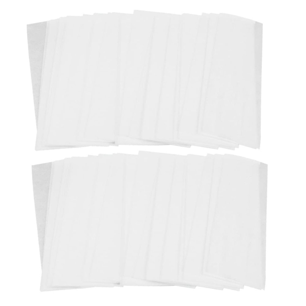 Beatifufu 2bag Nonwoven Facial Depilating Paper Strips Unbleached Wax Paper for Face Body Soft Flexible Hair Removal Wax Strips Kit