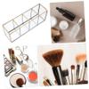 ABOOFAN Desktop Makeup Storage Organizer Glass for Vanity Compartments Compact and Design for Organizing Makeup and Beauty Tools for Bathroom and Bedroom Use view 2