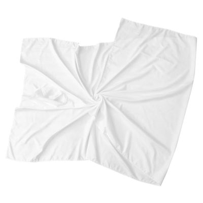 KICHOUSE 1pc Reusable Massage Bed Sheet Fast-Drying Polyester Spa Cover Smooth Salon Bed Cover Machine Washable White