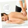 KICHOUSE 1pc Reusable Massage Bed Sheet Fast-Drying Polyester Spa Cover Smooth Salon Bed Cover Machine Washable White view 3