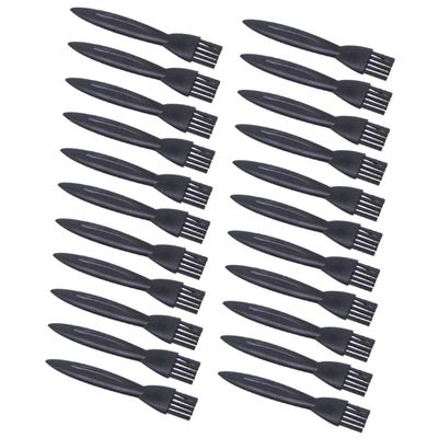 Ipetboom 100pcs Small Razor Cleaning Brush Durable Hair Brush for Electric Shaver Trimmer Lightweight Non-Slip Handle for Easy Cleaning of Reach Areas
