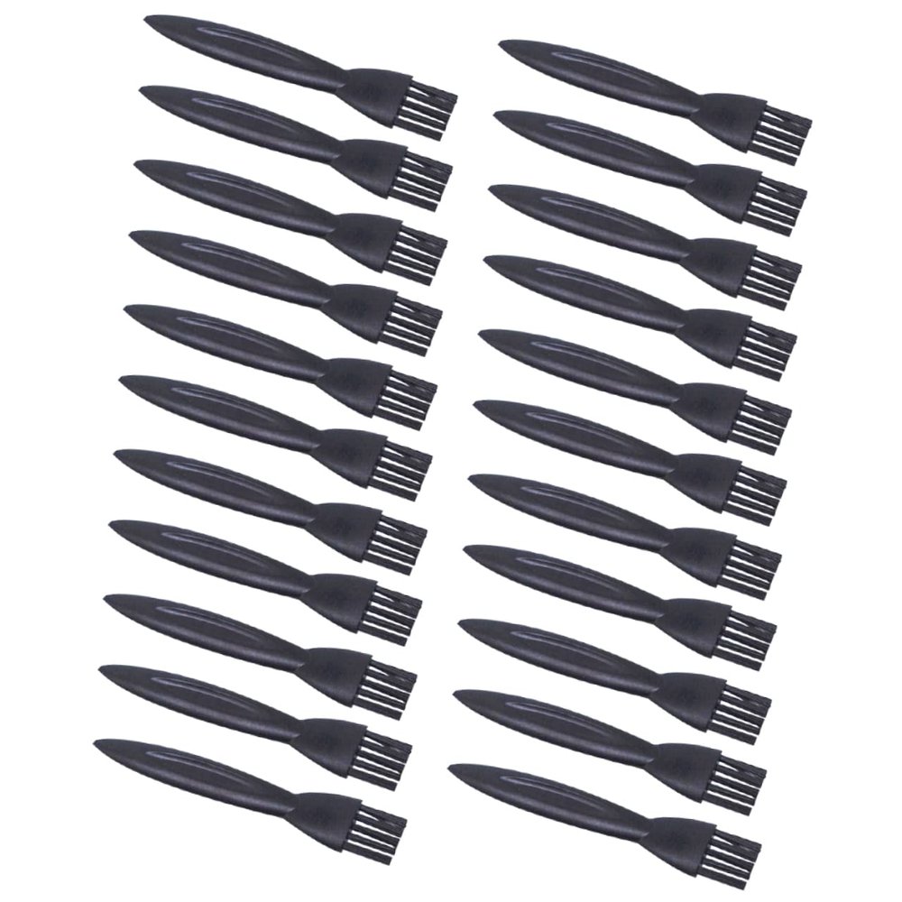 Ipetboom 100pcs Small Razor Cleaning Brush Durable Hair Brush for Electric Shaver Trimmer Lightweight Non-Slip Handle for Easy Cleaning of Reach Areas