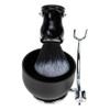 Ipetboom Shaving Stand Foam Brush Shave Bowl Beard Brush Men's Shaving Skincare Tool Mustache Styler view 1