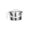 FRCOLOR Aluminum Liner for Wax Melting Pot Machine Wax Melt Liners Hair Removal Replacement view 2