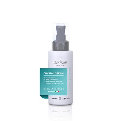 ENVIE LUXURY SOS Express Leave In Treatment, Heat Protectant for Hair, Crystal Cream, 100mL