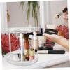 Baluue 2tier Rotating Perfume Rack Shelf Multi-function Organizer for Cosmetics Desk Perfume Holder Rotation view 3