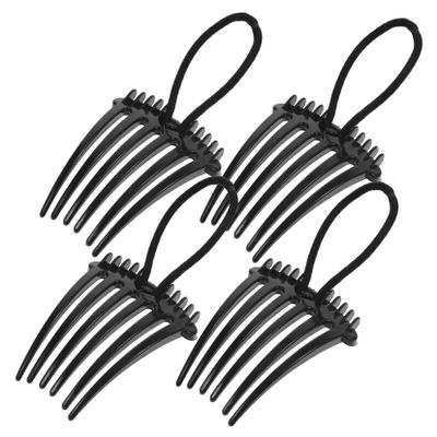 Baluue 4pcs Hair Side Combs for Women Elegant Bridal Hair Accessories Lightweight Ponytail Holders Simple Design for Weddings and Special Occasions for Teen Girls and Brides