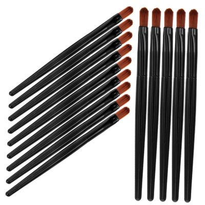 Baluue 100pcs Disposable Lip Brush Makeup Tool Brush for Lipstick Lip Gloss Applicator Plastic Bar Travel Makeup