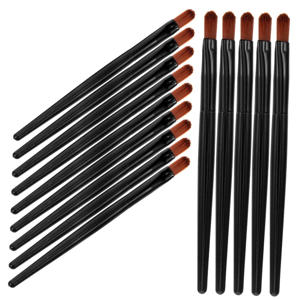 Baluue 100pcs Disposable Lip Brush Makeup Tool Brush for Lipstick Lip Gloss Applicator Plastic Bar Travel Makeup
