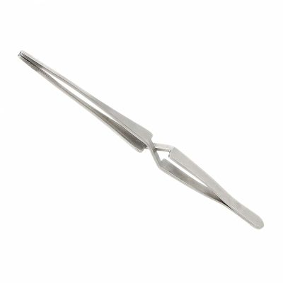 ZHIQISHI Tweezer Set.1Pcs Cross Lock Stainless Steel Reverse Action Curved Straight Tweezer Acrylic Nail Shaping Tweezer Set.Maintenance Hand Tools Hot Precision Tweezer Set.Set (Size : Straight)