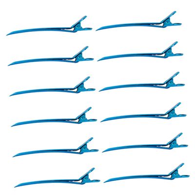 HONMEET 12pcs Hair Styling Clips for Thick Hair Salon Hairpins Barber Clips Sectioning Partition Tool