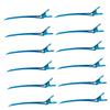 HONMEET 12pcs Hair Styling Clips for Thick Hair Salon Hairpins Barber Clips Sectioning Partition Tool view 1
