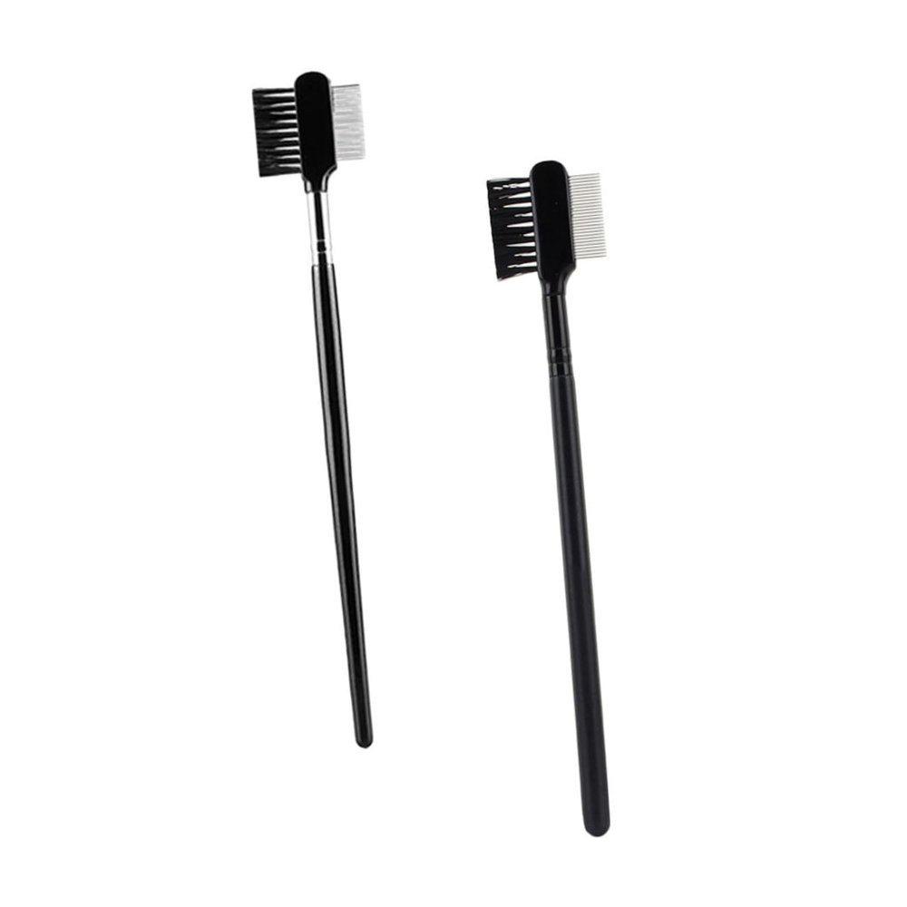 Mikinona 2pcs Multi-function Eyebrow Brush Comb Set Brow Brush for Girls Makeup Tool