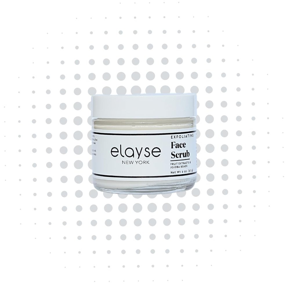 Elayse Exfoliating Face Scrub - Deep Cleansing & Gentle Exfoliation with Natural Ingredients -Smooths Skin, Removes Impurities, Enhances Skin Glow